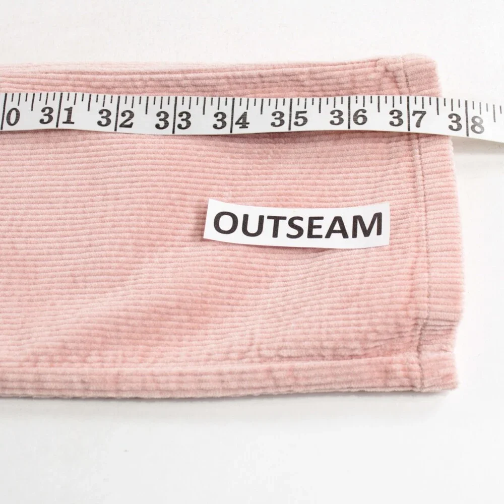 Paige NWT Jeans Size 25 US Hoxton Slim Solid Pink Cotton Blend - Picture 9 of 11